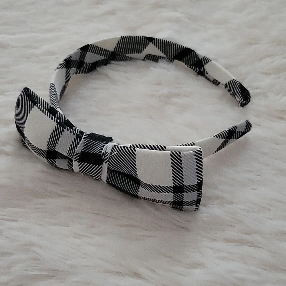 Gymboree Black & White Winter Plaid Dress/Pants Set Size 8/10 Girls
